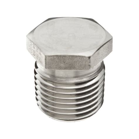 Stainless Steel Hex Plug Fitting | Alternative Beverage