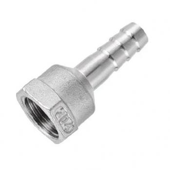 Stainless Steel Female Fittings with Hose Bard