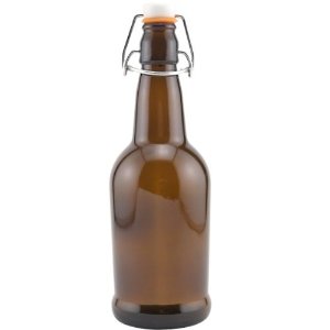 EZ Cap Beer Bottles - 1 Liter Amber 