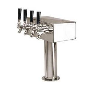 Stainless Steel 4 Product Draft Beer Tower