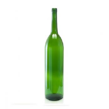 Green Bordeaux Wine Bottles