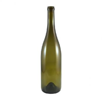 Green Burgundy Wine Bottles with Punt